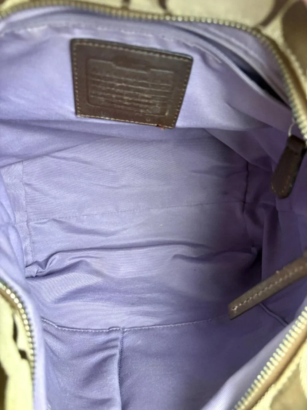 Coach Vintage Y2K Signature Canvas Hobo